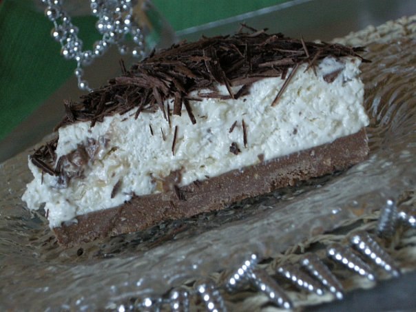 Сырный торт с шоколадными батончиками "Марс" 