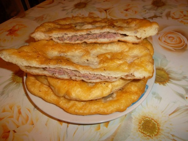 Хычины с мясом (Таджикские)