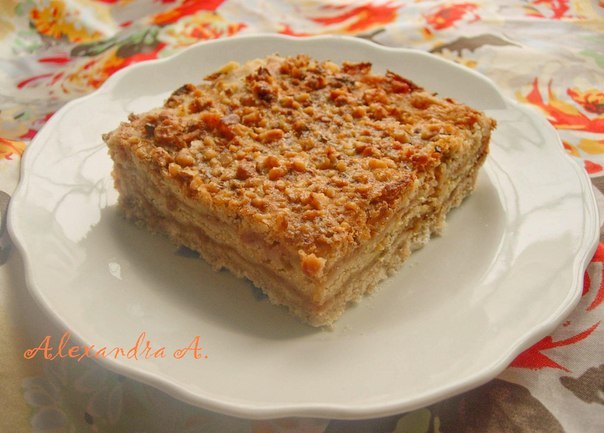 Венгерский яблочный пирог по рецепту Марины Шанц