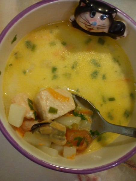 Норвежский кремовый рыбный суп=)
