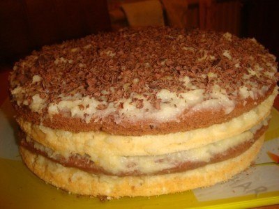 Торт "День и ночь".