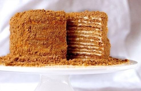 Медовый торт с цитрусовыми оттенками