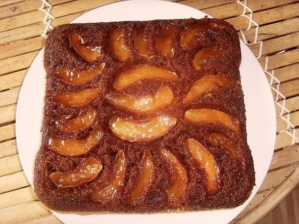 Яблочно-карамельный пирог