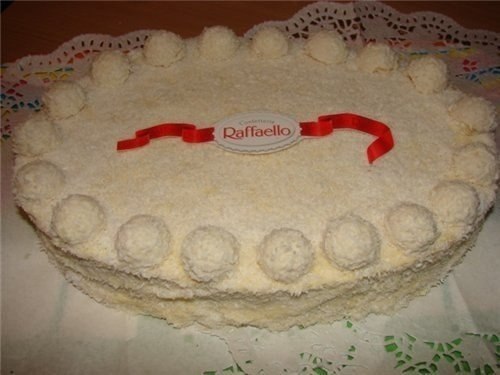Торт "Рафаэлло"