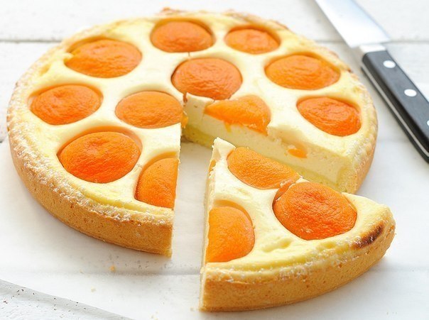 "Творожный пирог с абрикосами"