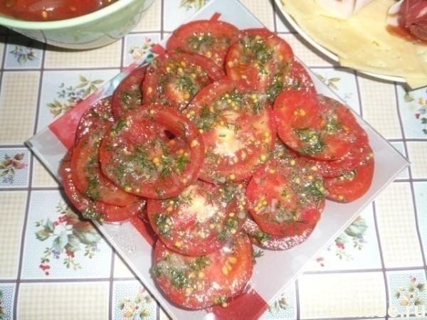 Маринованные помидоры за 30 мин