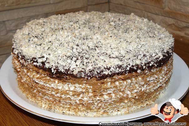 Вафельный торт