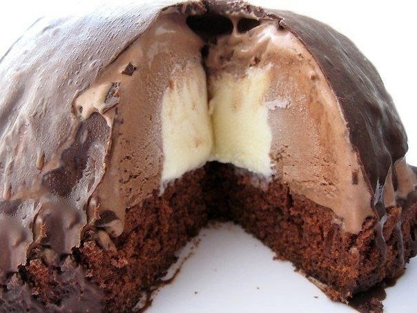 Холодный десерт - "Шоколадная бомба"