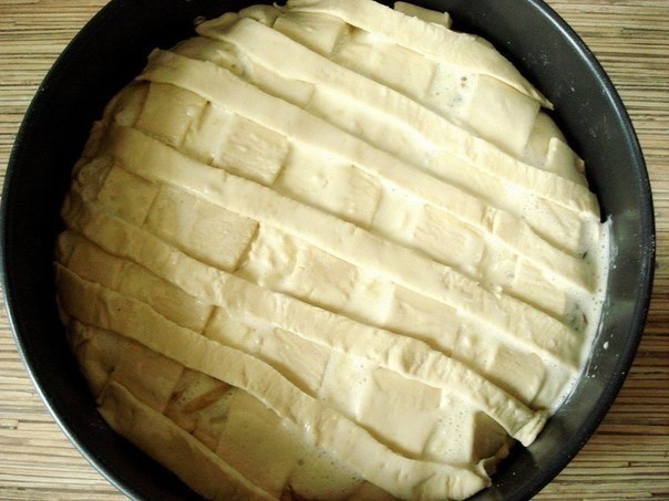 Луковый пирог .