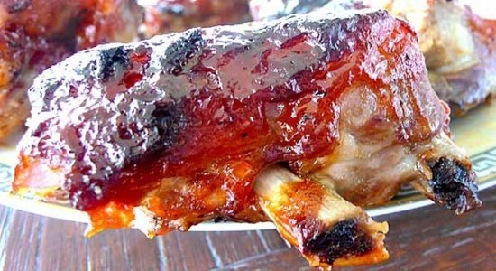 Свиные ребрышки «барбекю» в духовке