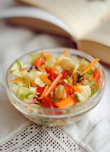 Легкий овощной салат!