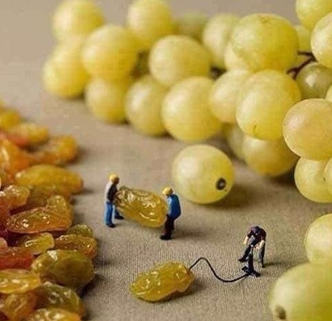 Как делают виноград