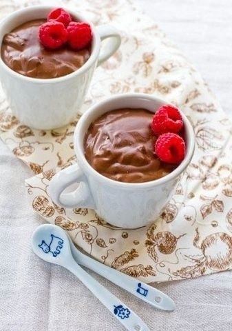 Шоколадный пудинг за 10 минут 