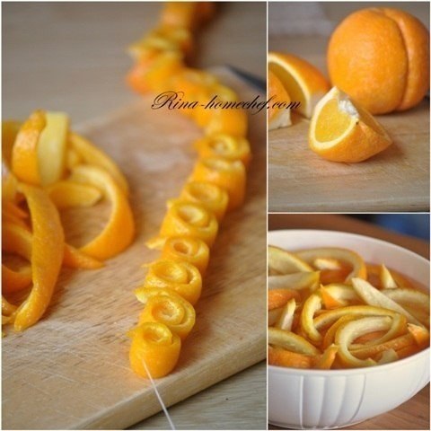 Варенье из апельсиновых корок "Завитушки"