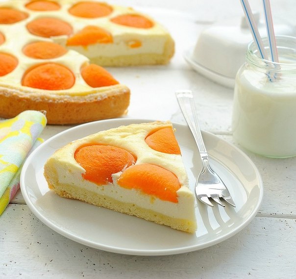 "Творожный пирог с абрикосами"