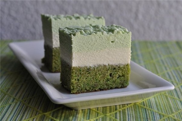 "Фисташковый торт с зеленым чаем" 
