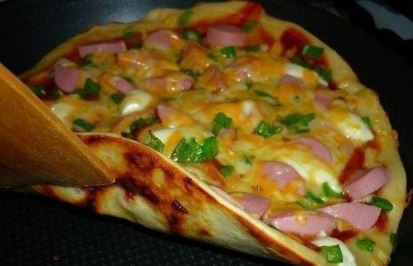 Пицца на сковороде