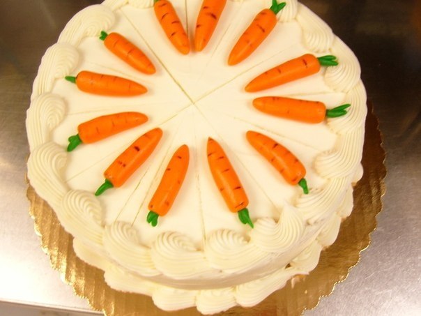 Морковный торт со сливочным кремом