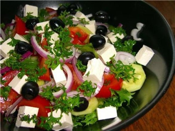 Греческий салат: