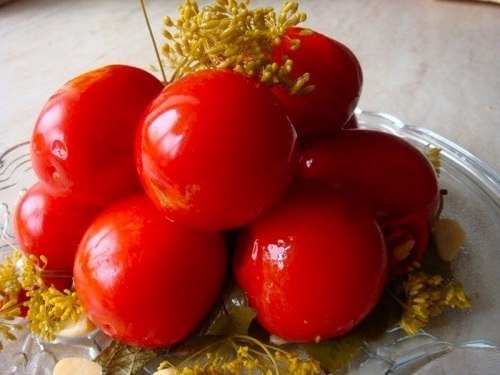 Маринованные помидорки черри 