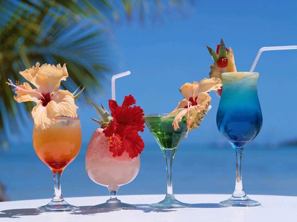 Подборка алкогольных летних коктейлей