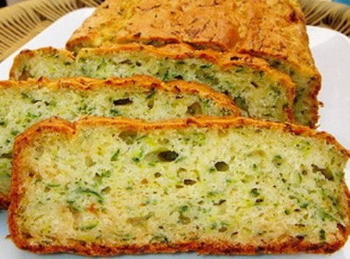 Хлеб с кабачком и зеленью
