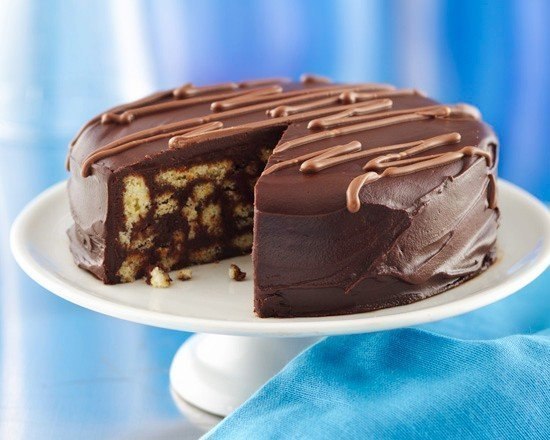 "Шоколадный торт из печенья"
