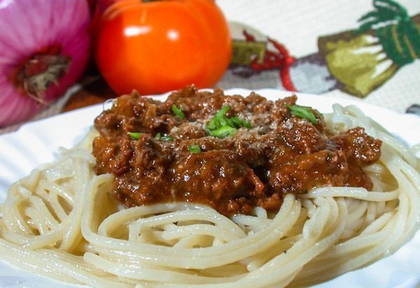 Спагетти с соусом суго