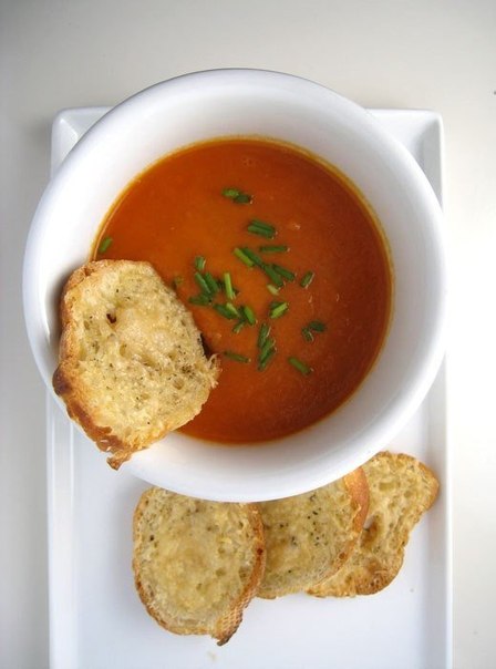 Сливочный томатный суп 