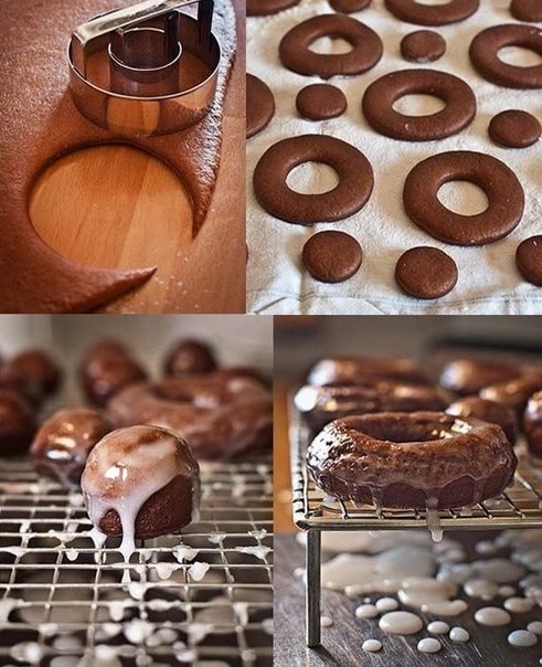 Шоколадные пончики