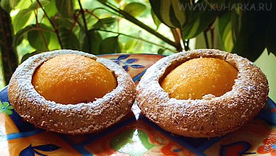 Пирожные с персиками по французскому рецепту.
