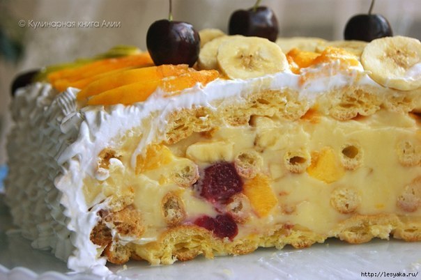 Оригинальный и вкусный летний торт "Тропиканка"