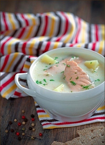 Финский рыбный суп.