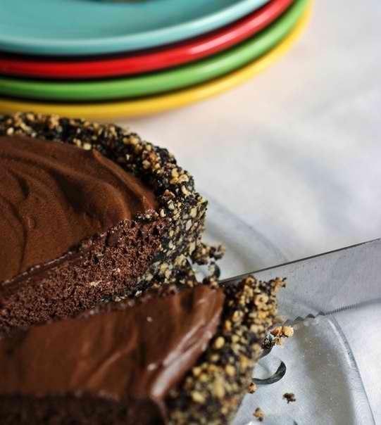 Шоколадно-кофейный тарт.