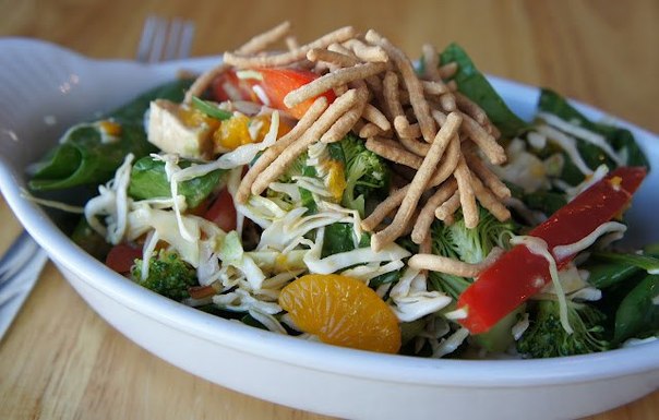 Азиатский овощной салат.