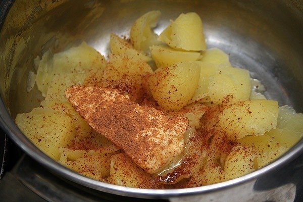 Фаршированный картофель.