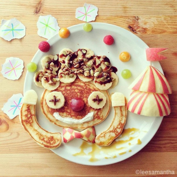 Высокохудожественные детские завтраки от Саманты Ли.
