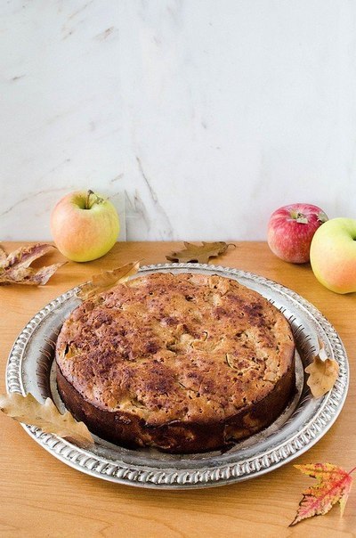 Гречневый пирог с яблоками.