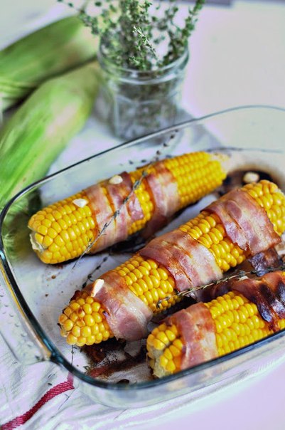Bacon Corn/ Кукуруза с беконом.