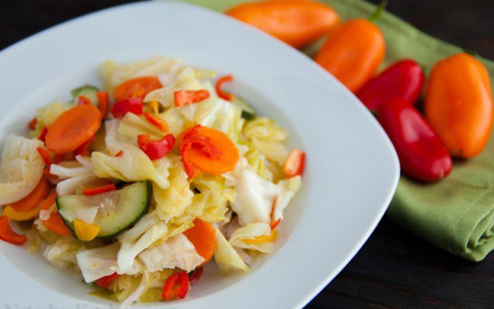 Маринованный салат из овощей.