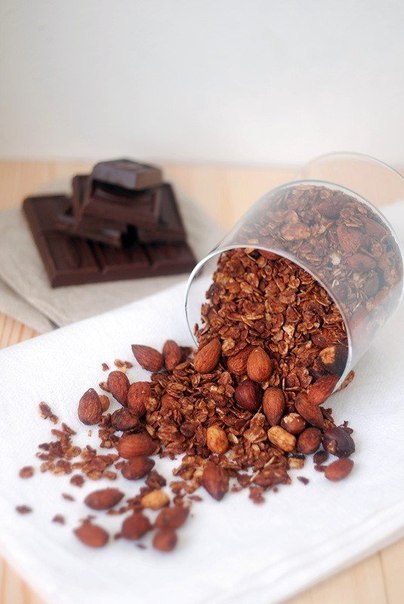 Шоколадно-ореховая гранола.