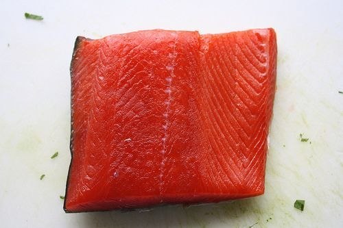 Севиче из лосося.