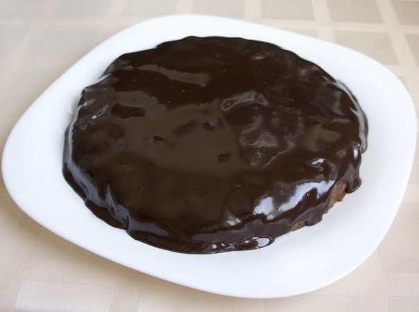 Шоколадно - творожный мягкий пирог.