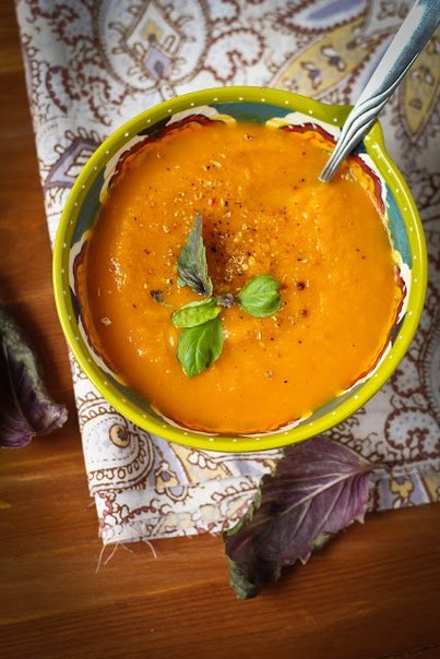 Морковный суп.