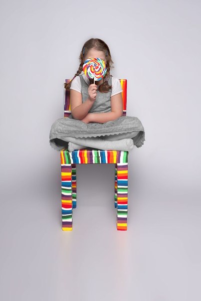 Стул-леденец Sugar Chair by Pieter Brenner. 
