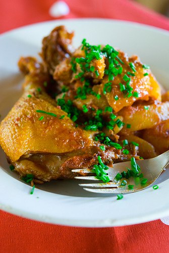 Утка с картофелем/Anatra con patate. 