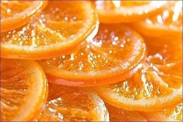 Карамелизированные апельсины.