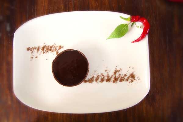 Шоколадные тарталетки с шоколадно-кофейным кремом.