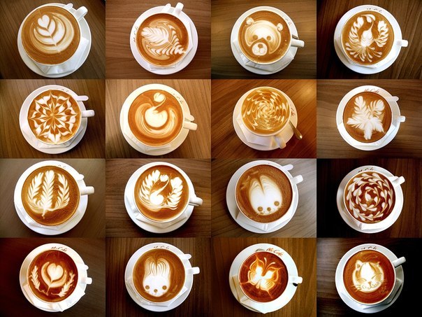 Coffee art.