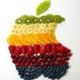 Идея для подачи фруктов